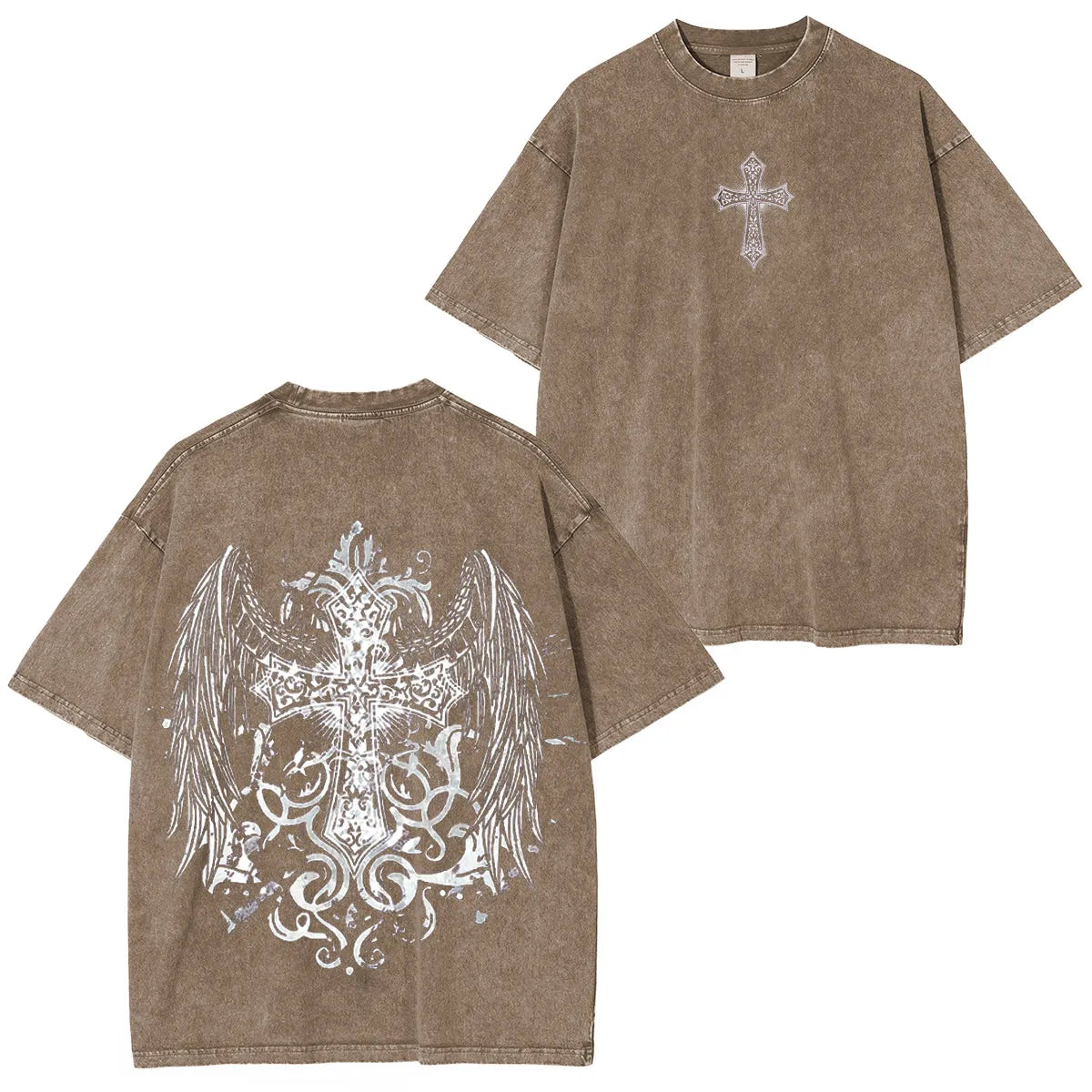 Wings of Conviction Ornate Cross Vintage Washed T-shirt/Crewneck/Hoodie
