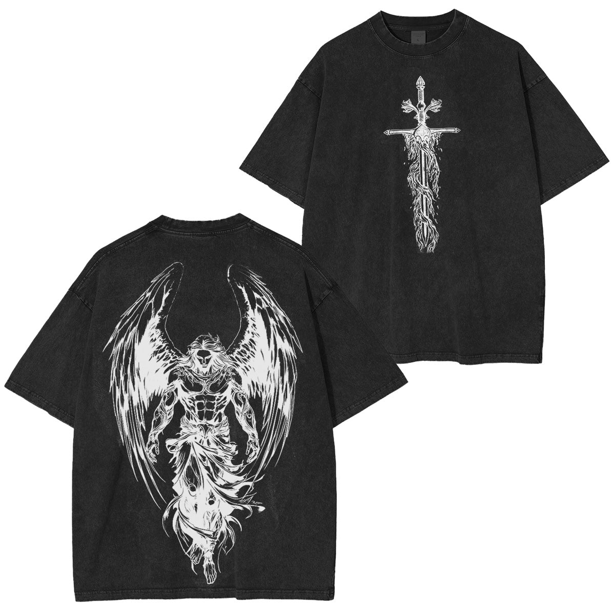 Archangel Michael – Armor of God Vintage Washed Unisex T-Shirt