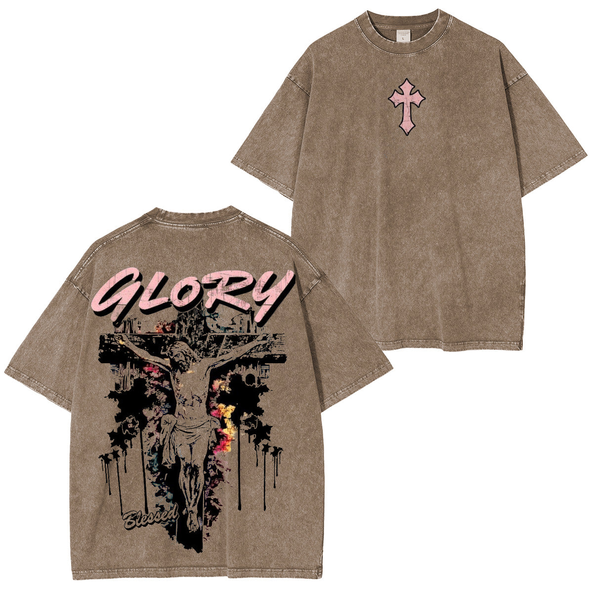JesusChrist FaithOverFear-Sacrifice that changed everything Washed Unisex T-Shirt