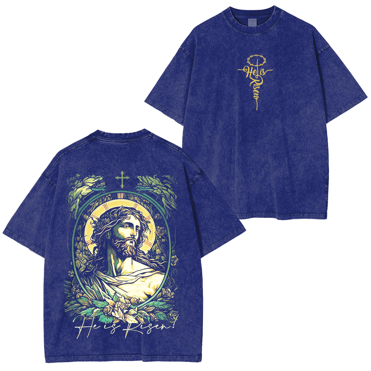 He Is Risen – The Resurrection Unisex Washed T-shirt/Crewneck/Hoodie