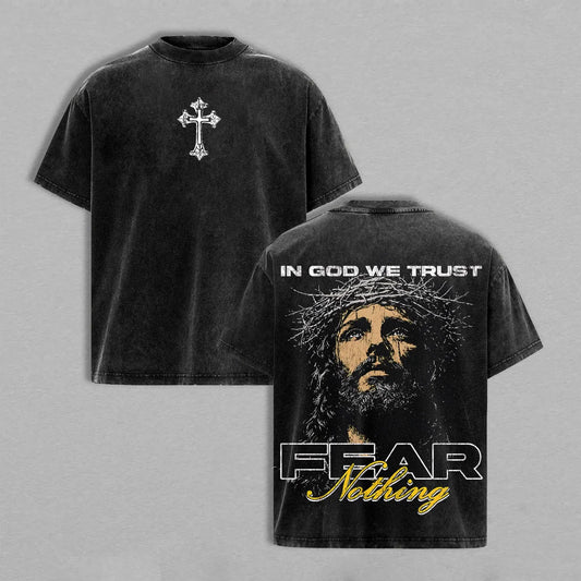 Fear Nothing Vintage Washed Faith Tee