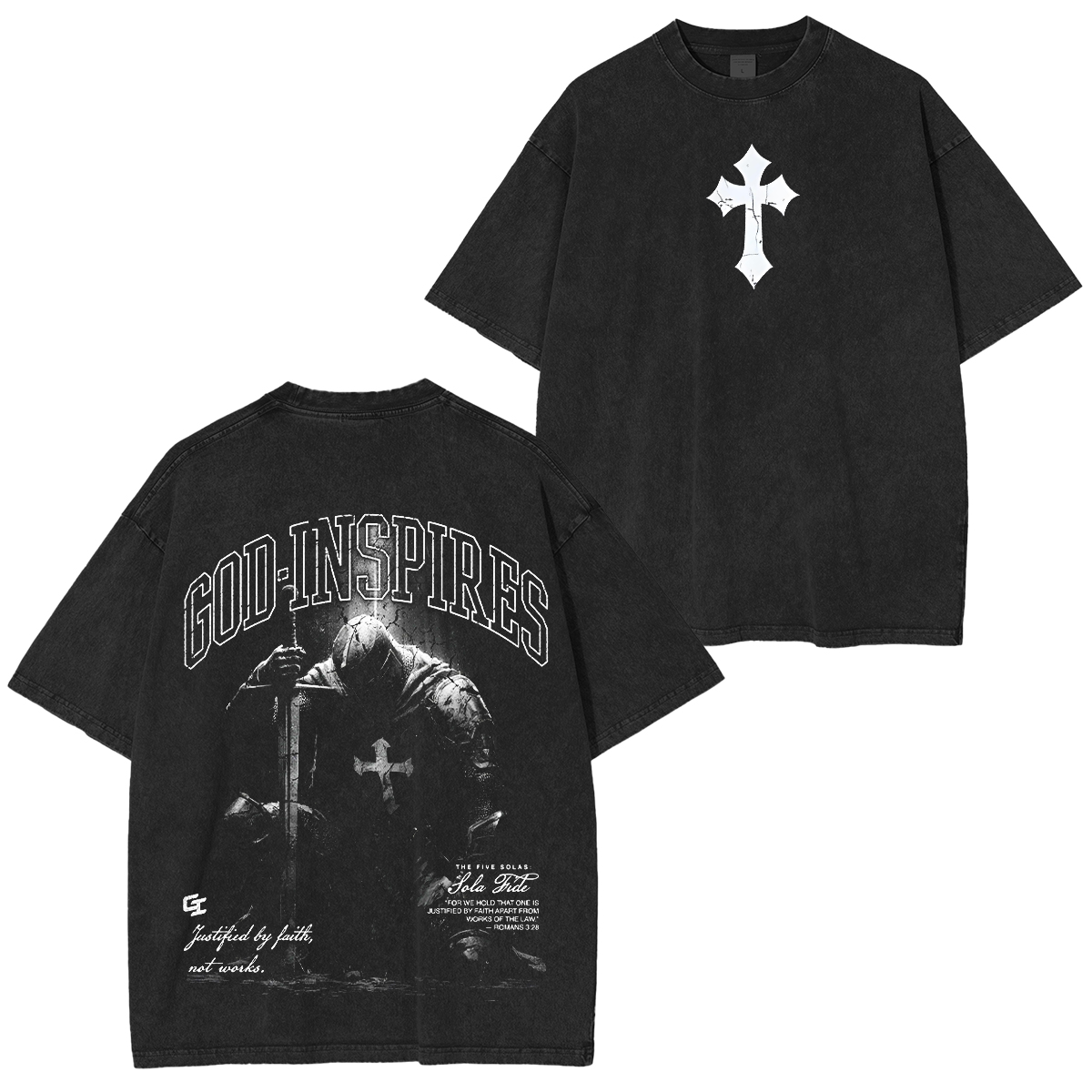 God Inspired Might Knight’s Vow Washed T-shirt/Crewneck/Hoodie
