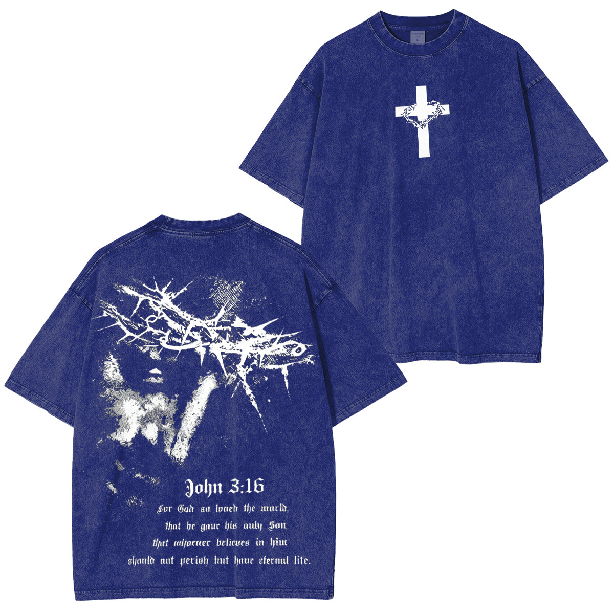 John316 For God So Loved The World Washed Unisex T-Shirt