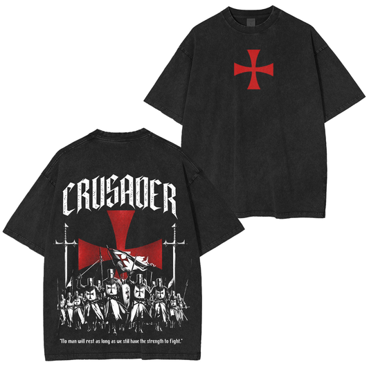 Crusader Knight Washed T-shirt/Crewneck/Hoodie