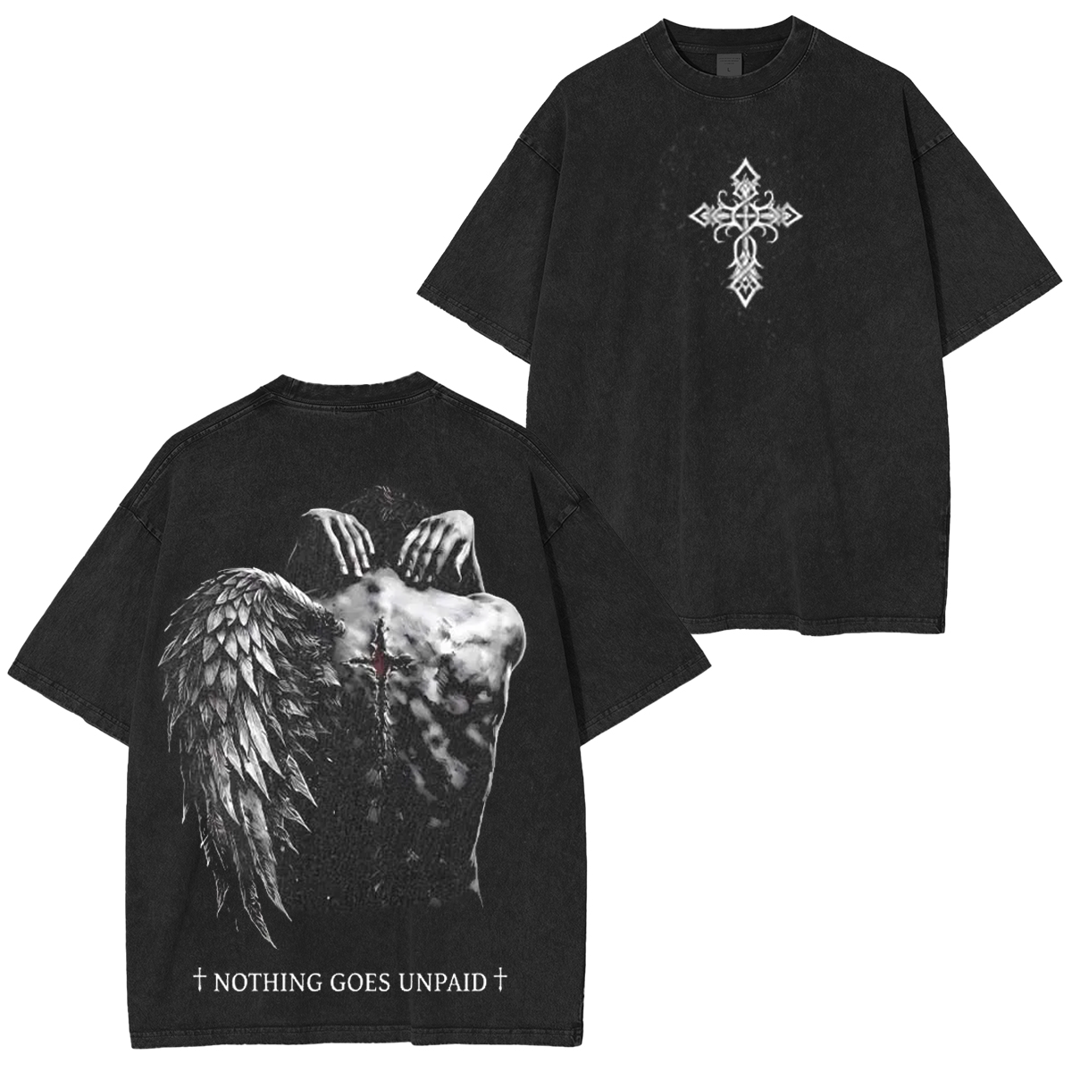 Wounded Wing Vintage Washed Unisex T-Shirt