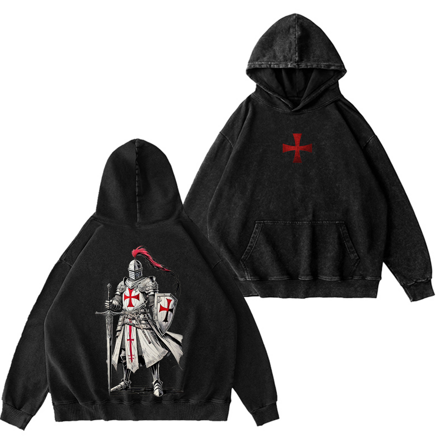Under the Cross – Knight of Faith Washed T-shirt/Crewneck/Hoodie