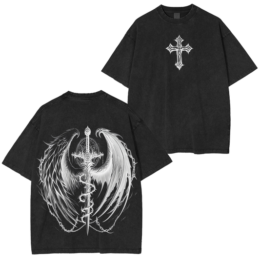 Spiritual Warfare Washed Unisex T-Shirt