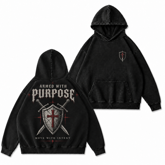 ARMED WITH PURPOSE Washed T-Shirt/Crewneck/Hoodie