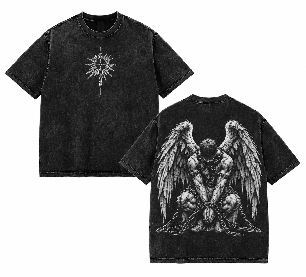 Unbroken Angel Washed T-Shirt/Crewneck/Hoodie